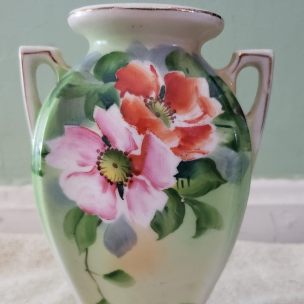 Moriyama Pottery Small Jar or Vase EUC Vintage